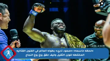 «لحظة حاسمة» «صعود ناري» بطولة العالم في الفنون القتالية المختلطة للوزن الثقيل وكيف حقق روغ روغ النجاح